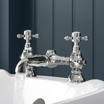 Tweed Traditional Chrome Bath Filler