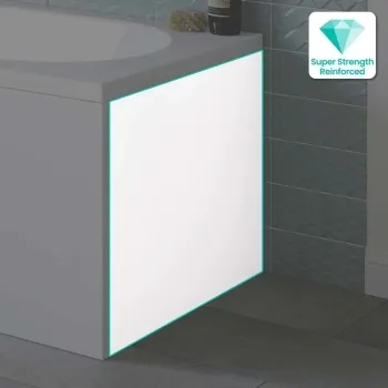 700 Super Strength Reinforced Acrylic P Shaped Bath End Panel