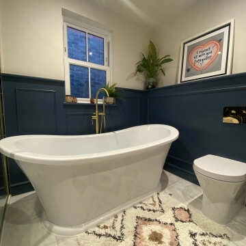 Mayfair 1700mm Freestanding Roll Top Slipper Bath