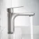 Glen Brushed Stainless Steel Basin Mixer Tap