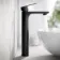Glen Matt Black High Rise Basin Mixer Tap