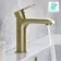 Tay Brushed Brass Basin Mixer Tap