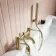 Selma Brushed Brass Bath Filler & Handheld Shower