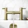 Wye Brushed Brass Bath Filler