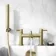 Wye Brushed Brass Bath Filler & Handheld Shower