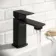 Mersey Matt Black Basin & Shower Bath Mixer Tap Set
