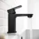 Mersey Matt Black Basin & Shower Bath Mixer Tap Set