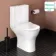 Orlando Close Coupled Toilet With Soft Close Slim Seat