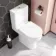 Denver Rimless Comfort Height Close Coupled Toilet With Soft Close Seat