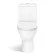 Orlando Rimless Fully Back to Wall Close Coupled Toilet With Soft Close Slim Seat