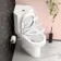 Denver Rimless Comfort Height Close Coupled Corner Toilet With Soft Close Seat