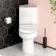 Denver Close Coupled Corner Toilet With Soft Close Slim Seat