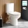 Casper Rimless Close Coupled Toilet With Slim Soft Close Seat