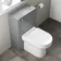 Avon & Trent Stone Grey Slimline Back To Wall Unit and Miami Toilet