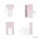 Traditional Cashmere Pink Slimline Back To Wall Unit and Houston Toilet