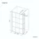 Munich Matt Black Grid 8mm Wet Room Shower Glass 1400mm & 250mm Pivotal Return Panel