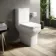 Chicago Rimless Close Coupled Toilet With Soft Close Seat