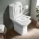 Dallas Rimless Comfort Height Close Coupled Toilet With Slim Soft Close Seat