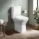 Dallas Rimless Comfort Height Close Coupled Toilet With Soft Close Seat