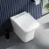 Houston Rimless Back To Wall Toilet With Premium Soft Close Seat