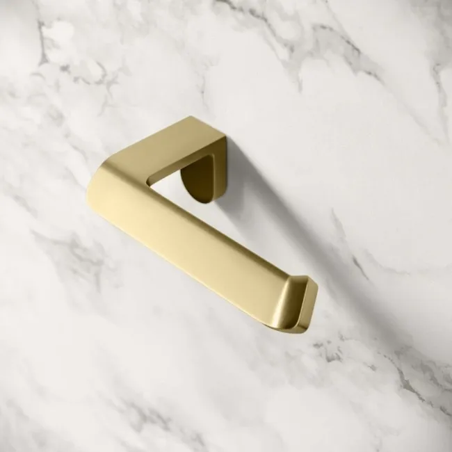 Eloise Brushed Brass Toilet Roll Holder