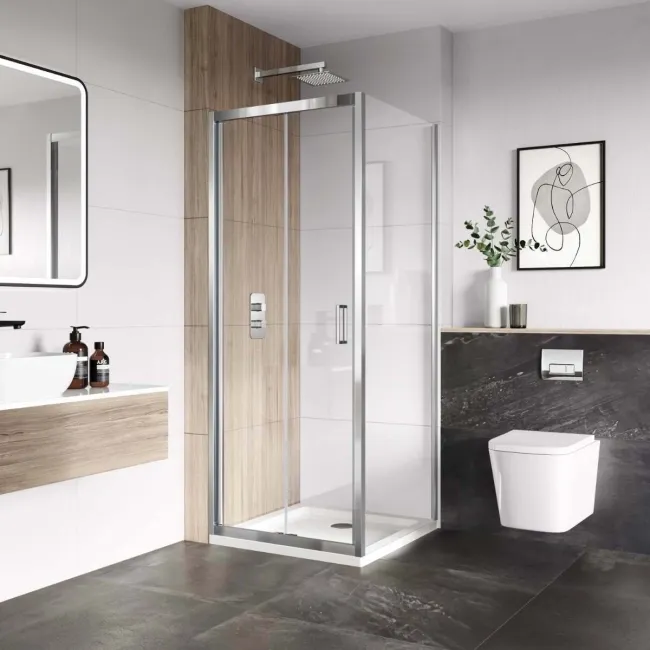 London 6mm Bifold Shower Enclosure 760x760mm