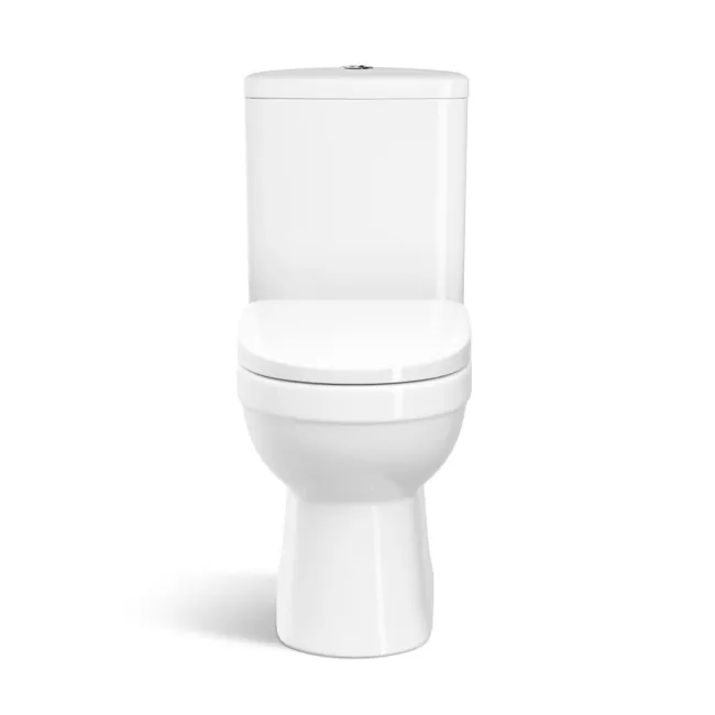 Seattle Rimless Close Coupled Toilet & Pedestal Basin Set