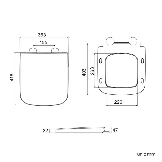 Dallas Rimless Back To Wall Toilet With Soft Close Seat