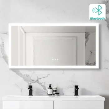 Ellie Illuminated LED Mirror With BLUETOOTH Speaker 600x1200mm