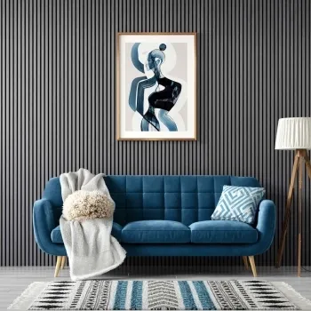 Trepanel Lite® Flexible Ash Grey Acoustic Wood Wall Panels