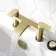 Spey Brushed Brass Bath Filler