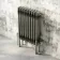 Athens Raw Metal Triple Column Horizontal Traditional Radiator 600x425mm