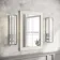 Chalk White Bathroom Mirror 700x500mm