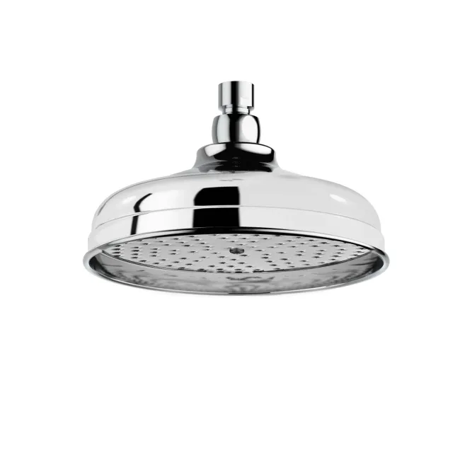200mm Chrome Traditional Brass Shower Head