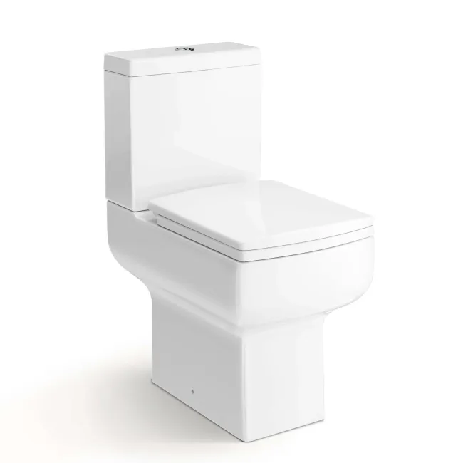 Portland Close Coupled Toilet With Soft Close Slim Seat
