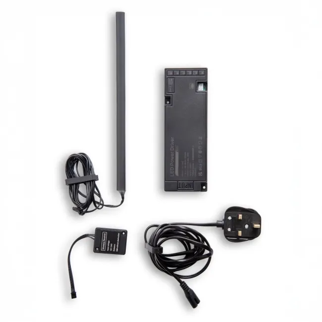 Trepanel Bright® Wall Panel WiFi LED Strip Lights Black Casing - 2.4m 2 Pack