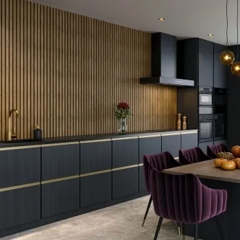 Trepanel Aqua 3D® Waterproof Brown Wood Slat Wall Panel 3 Pack (Covers 0.87 SQM)