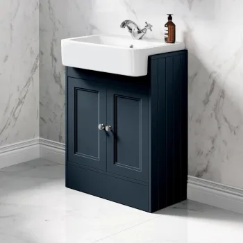 Monaco Inky Blue Basin Vanity 600mm