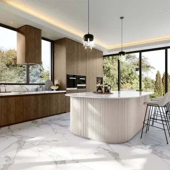 Trepanel Flex® White Flexible Acoustic Wood Panels 1200x600