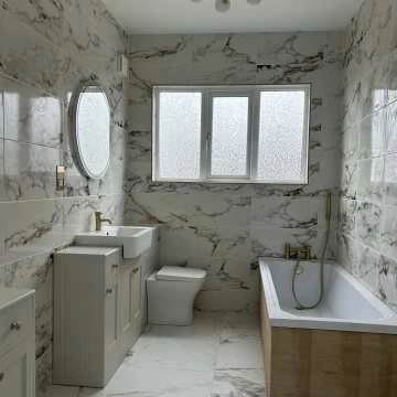 Monaco Chalk White Side Cabinet Unit 300mm