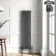 Athens Anthracite Triple Column Vertical Traditional Radiator 1500x380mm