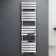Santorini Chrome Flat Panel Heated Towel Rail 1600x450mm
