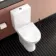 Orlando Rimless Comfort Height Close Coupled Toilet With Soft Close Slim Seat