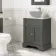 Lucia Graphite Grey Cabinet with Marble Top 640mm - Excludes Counter Top Basin