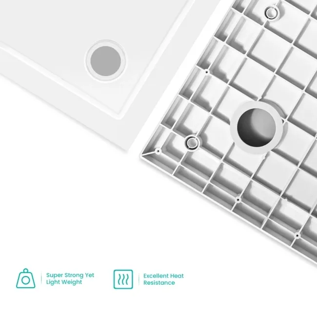 Cairo Quadrant SMC Composite Shower Tray 800x800mm