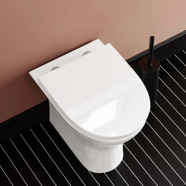 Orlando Back To Wall Toilet With Soft Close Seat