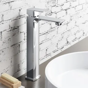 Mersey Chrome High Rise Basin Mixer Tap