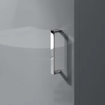 Chrome Handle for Quartz Vanity Unit