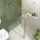 Munich Brushed Brass Framed Easy Clean 8mm Pivotal Wet Room Shower Glass Return Panel 250mm