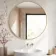 Essence Brushed Bronze Round Bathroom Mirror 1000mm